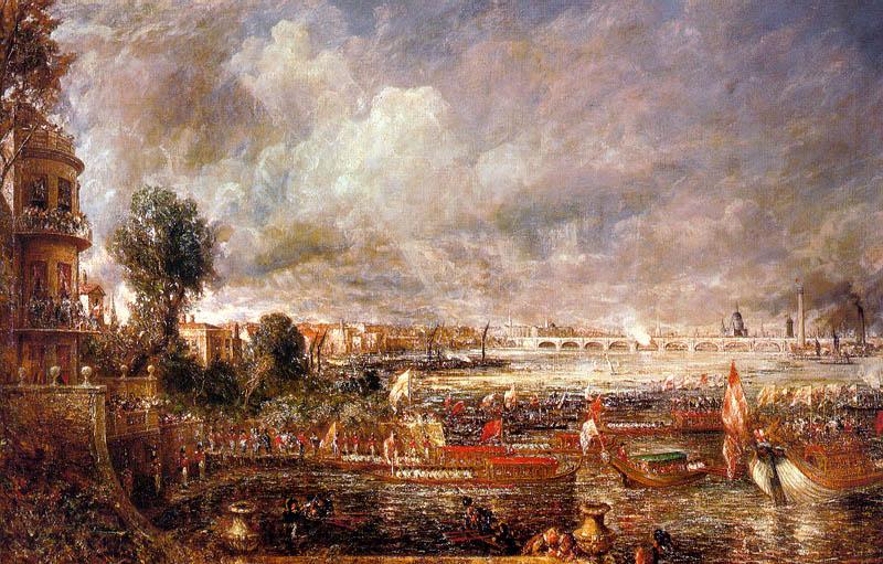 John Constable Whitehall Stairs on June 18, 1817 Spain oil painting art
